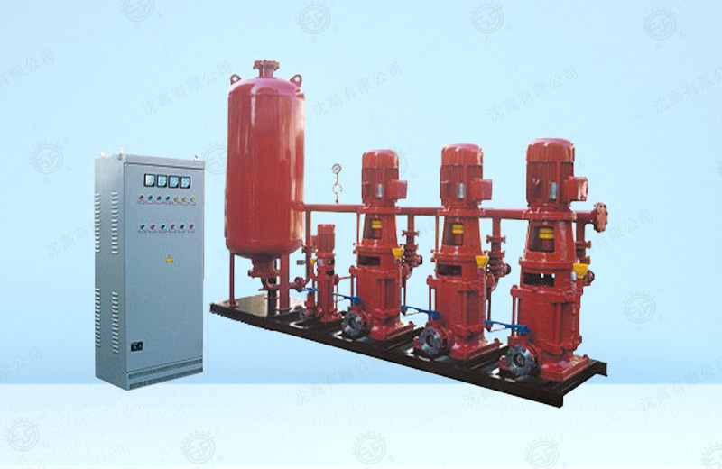 Automatic frequency control constant pressure fire water supply equipment