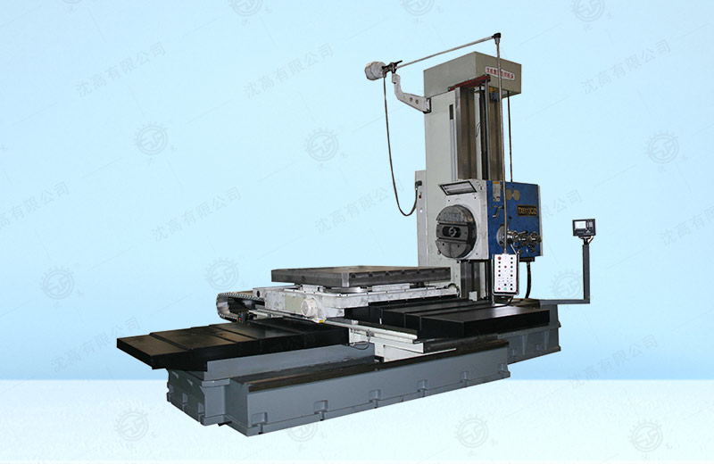 Digital display horizontal milling and boring machine