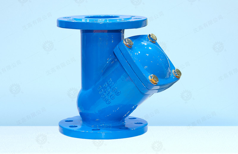 Y type flange filter