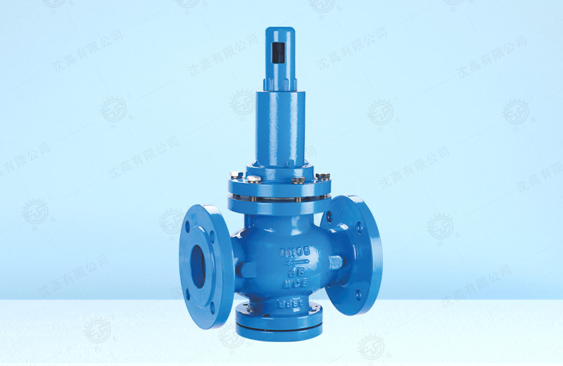 Spring piston pressure reducing valve